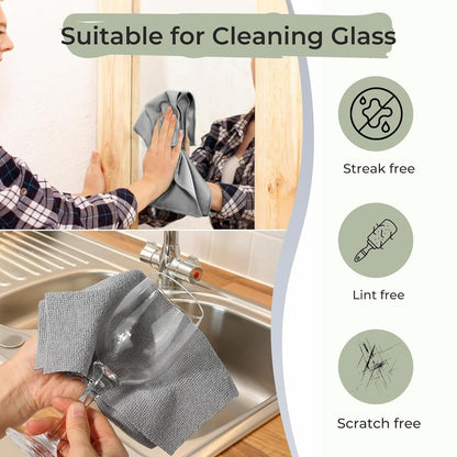 Microfiber Cleaning Cloth (25 Sheets)